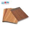 Alumetal Alucobond Wood Color 6mm 4mm ACP ACM Plate Decorative Aluminium Composite Panel Projeto Aluminio